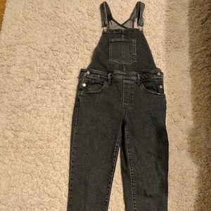 Levi's Black Denim Overalls